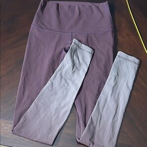 lululemon athletica Purple and Gray Leggings